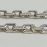 (ch1374)Silver chain of Forcet type.